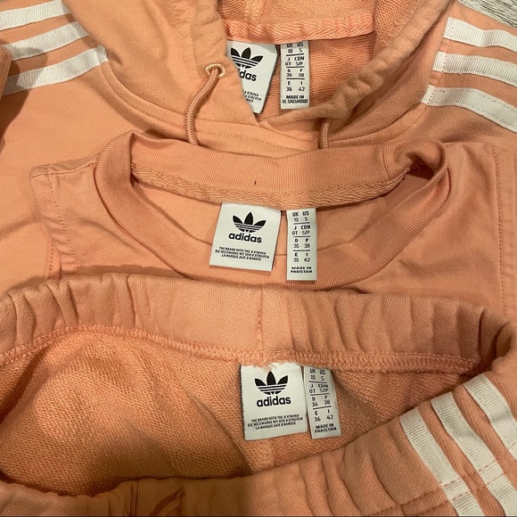 Adidas Originals 3 Stripes Pink 3pcs Set - Picture 8 of 9